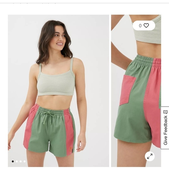 BDG Elise Colorblock Denim Pull-On small - Picture 1 of 10